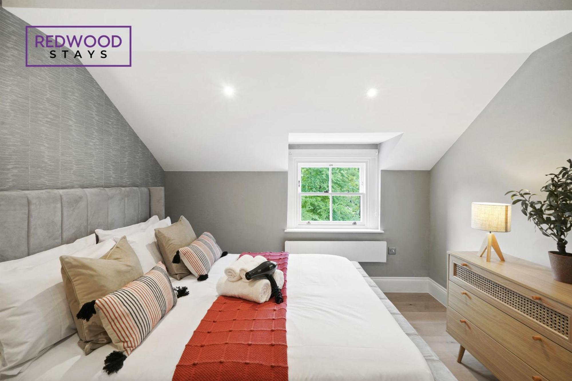 Top Quality 2 Bed 1 Bath Apartments For Contractors By Redwood Stays Reading Exterior photo